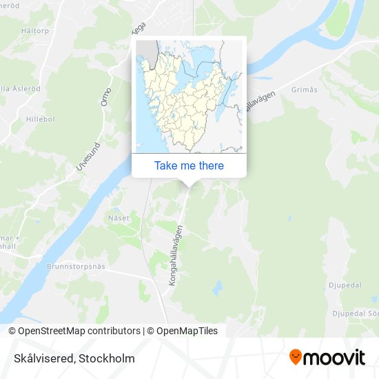 Skålvisered map