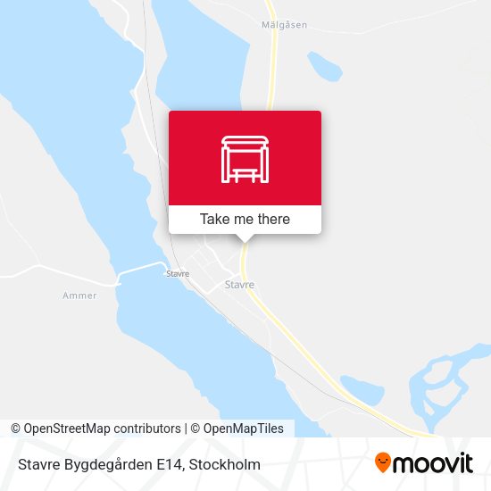 Stavre Bygdegården E14 map