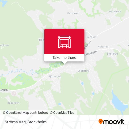 Ströms Väg map