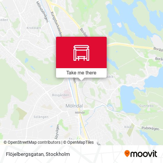 Flöjelbergsgatan map