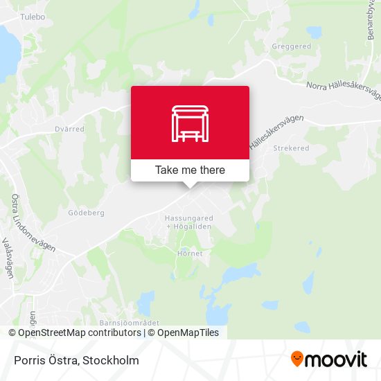 Porris Östra map