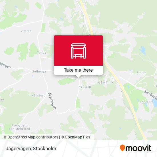 Jägervägen map