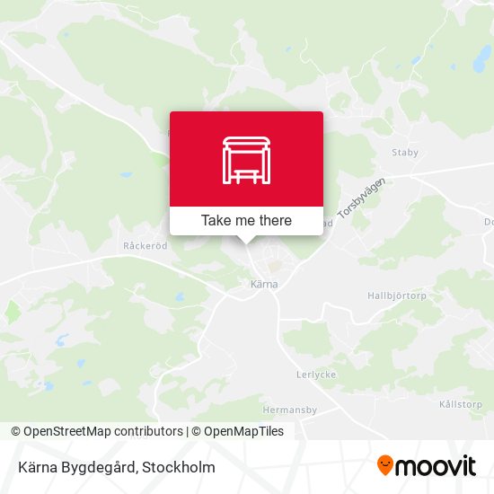 Kärna Bygdegård map