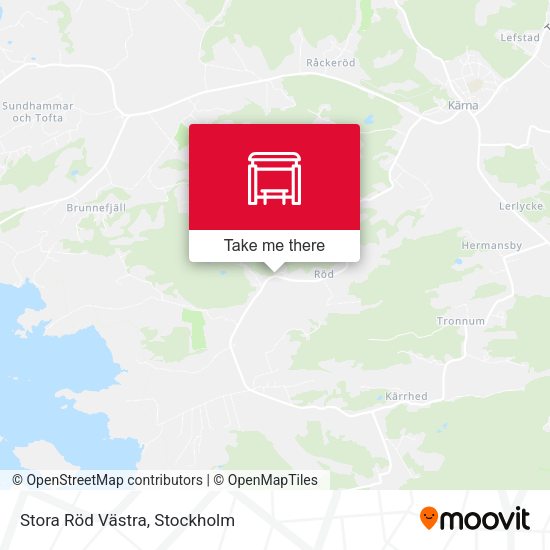 Stora Röd Västra map