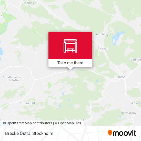 Bräcke Östra map