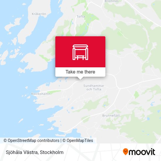 Sjöhåla Västra map