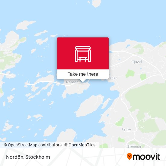 Nordön map