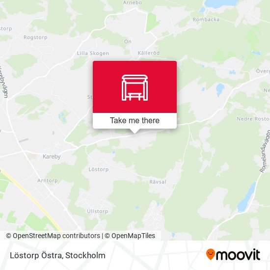 Löstorp Östra map