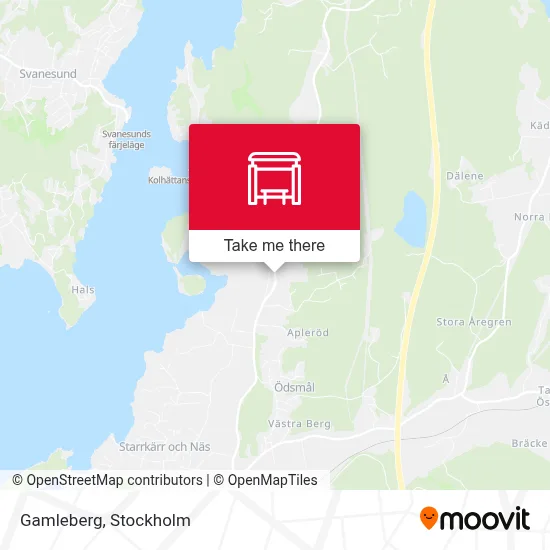 Gamleberg map