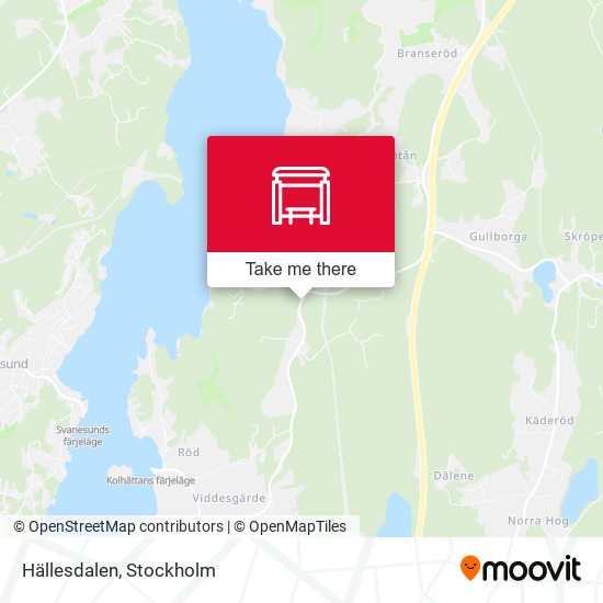 Hällesdalen map