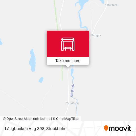 Långbacken Väg 398 map