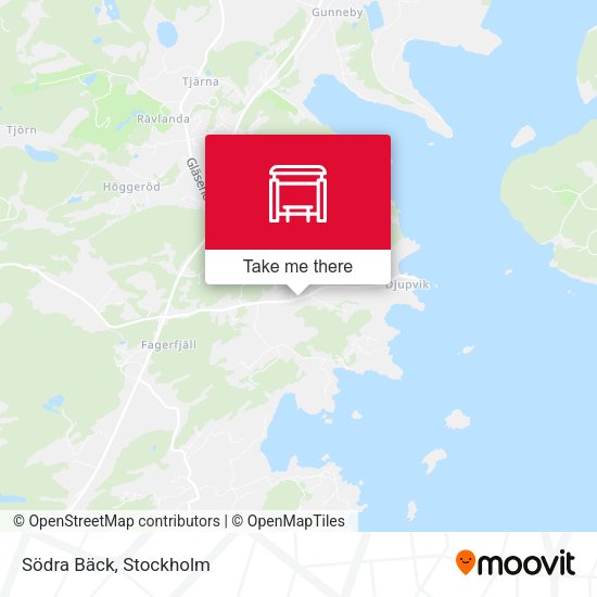 Södra Bäck map