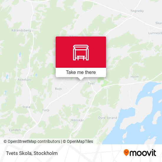 Tvets Skola map