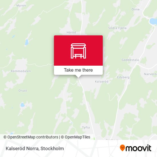 Kalseröd Norra map