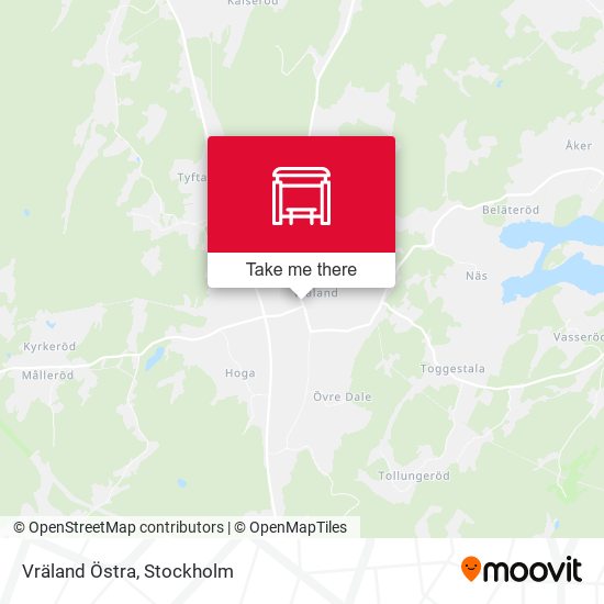 Vräland Östra map