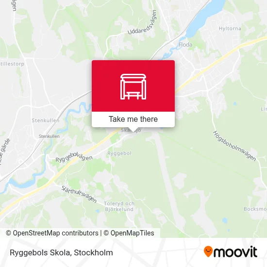 Ryggebols Skola map