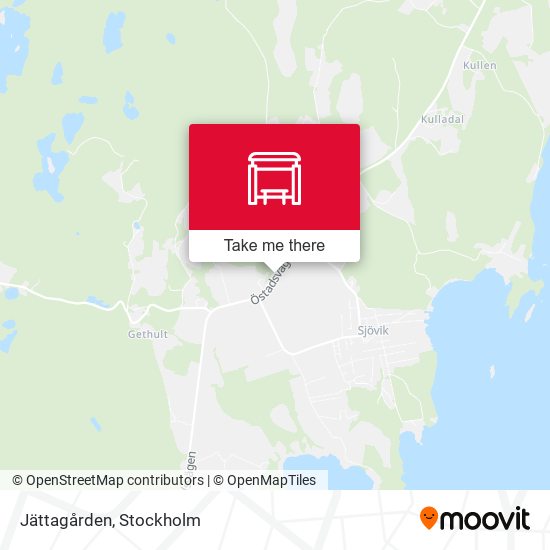 Jättagården map