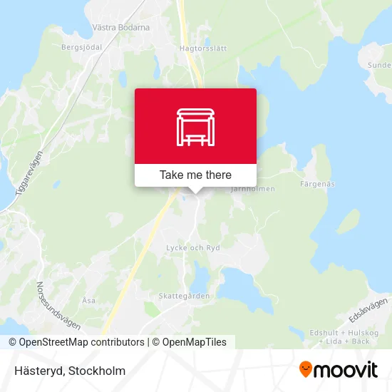 Hästeryd map