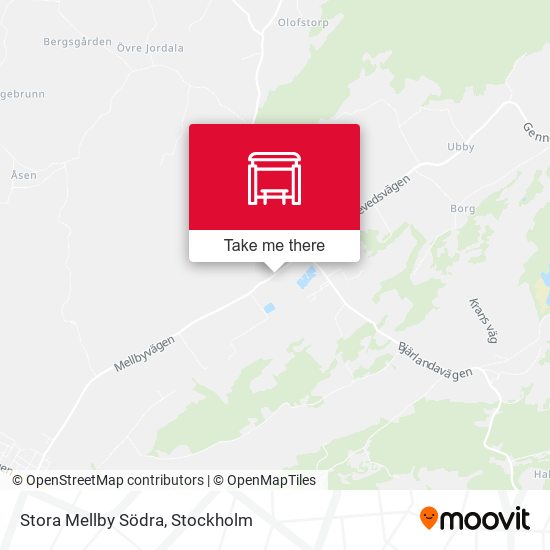 Stora Mellby Södra map