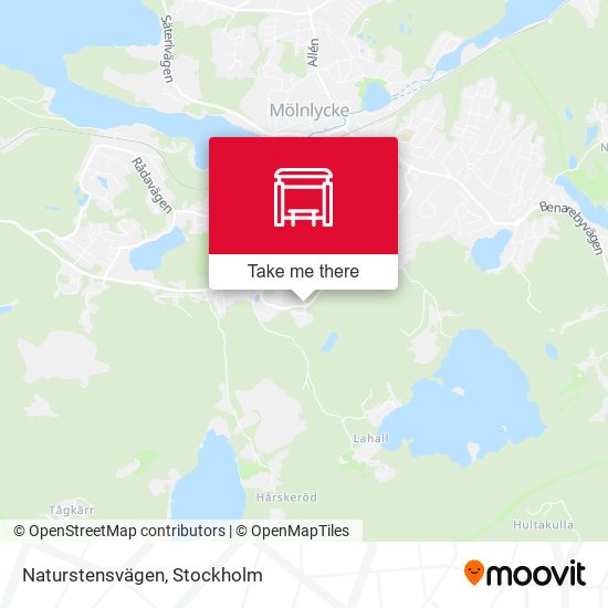 Naturstensvägen map