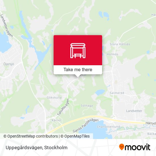 Uppegårdsvägen map