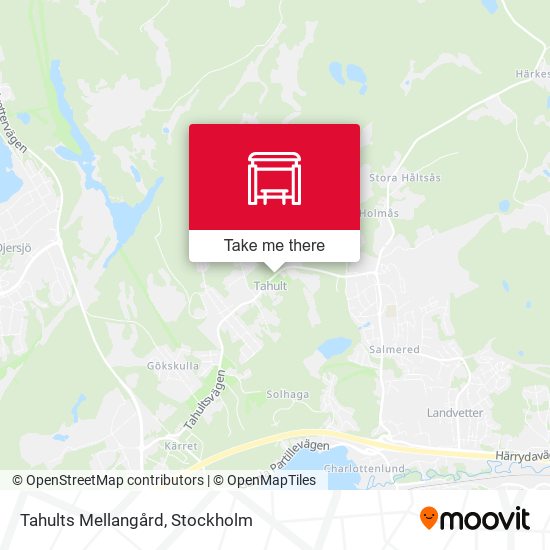 Tahults Mellangård map
