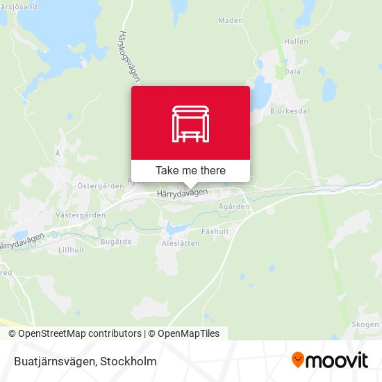 Buatjärnsvägen map