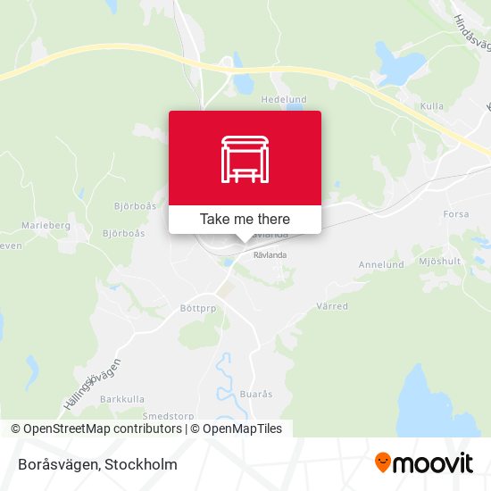 Boråsvägen map