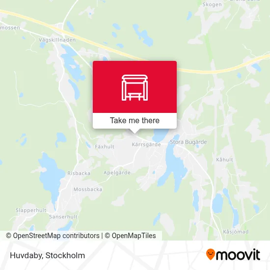 Huvdaby map