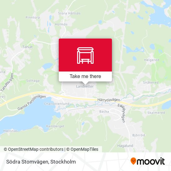 Södra Stomvägen map
