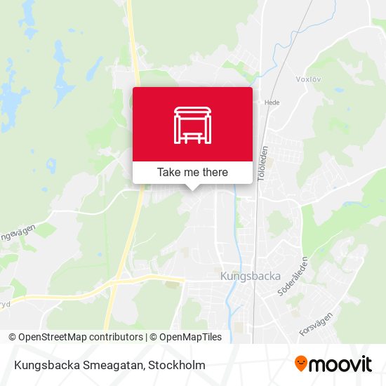 Kungsbacka Smeagatan map