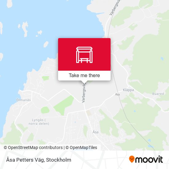 Åsa Petters Väg map