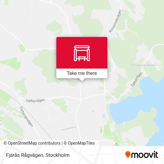 Fjärås Rågvägen map