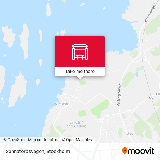 Sannatorpsvägen map