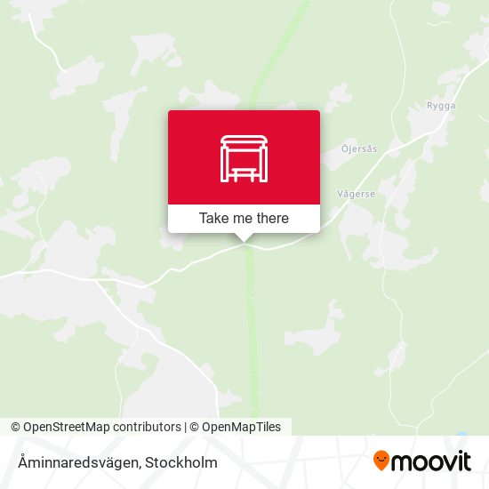 Åminnaredsvägen map