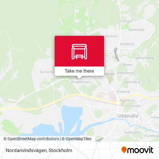 Nordanvindsvägen map
