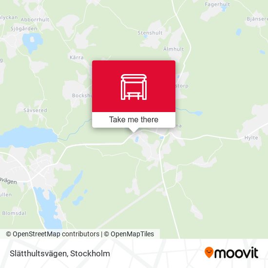 Slätthultsvägen map