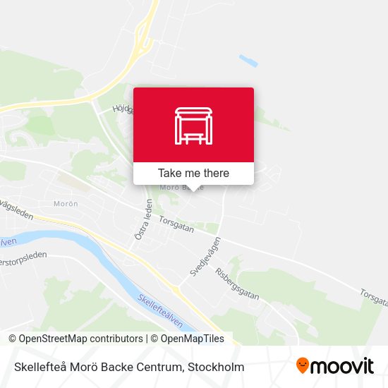 Skellefteå Morö Backe Centrum map