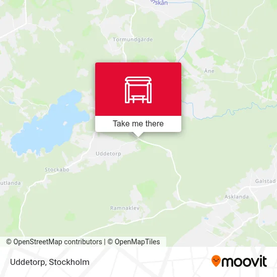 Uddetorp map
