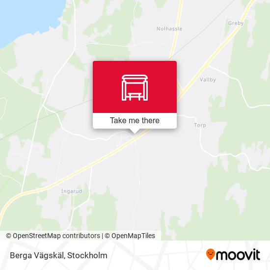 Berga Vägskäl map