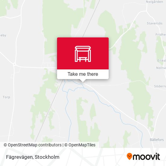 Fägrevägen map