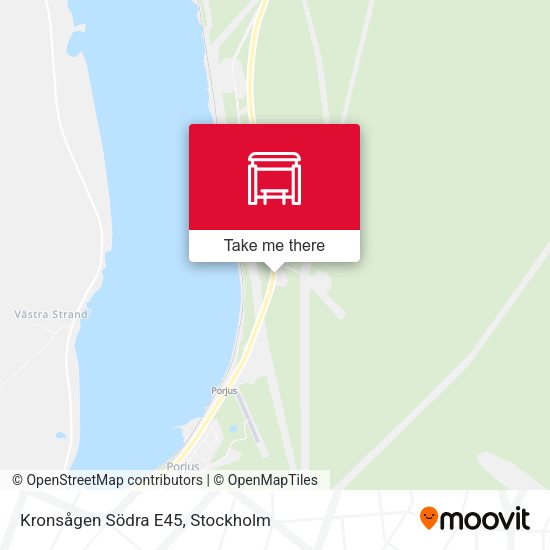 Kronsågen Södra E45 map