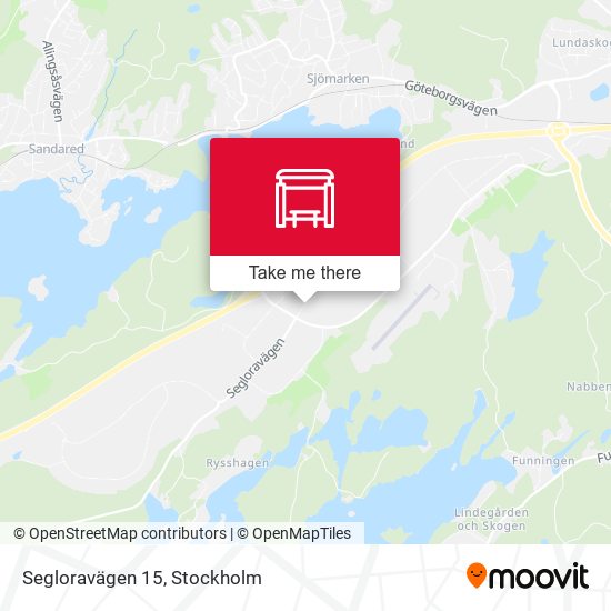 Segloravägen 15 map