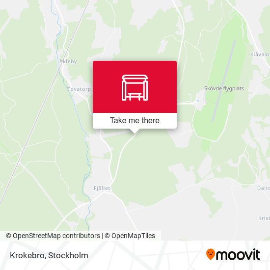 Krokebro map