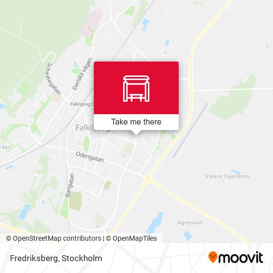 Fredriksberg map