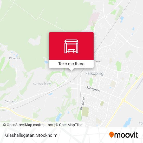 Gläshallsgatan map