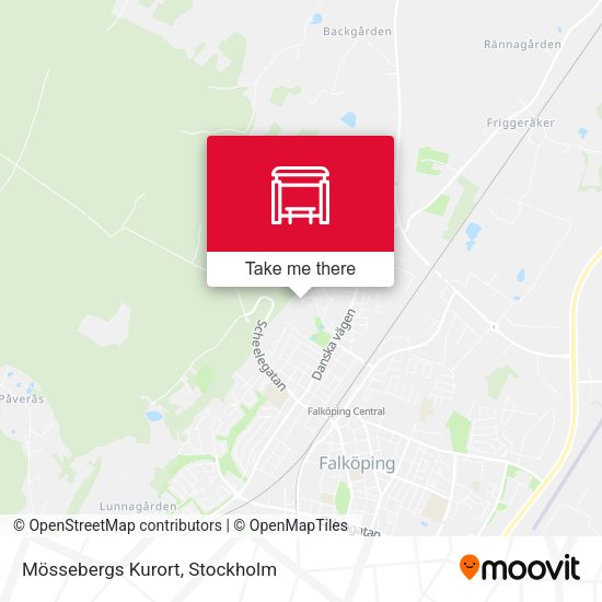 Mössebergs Kurort map