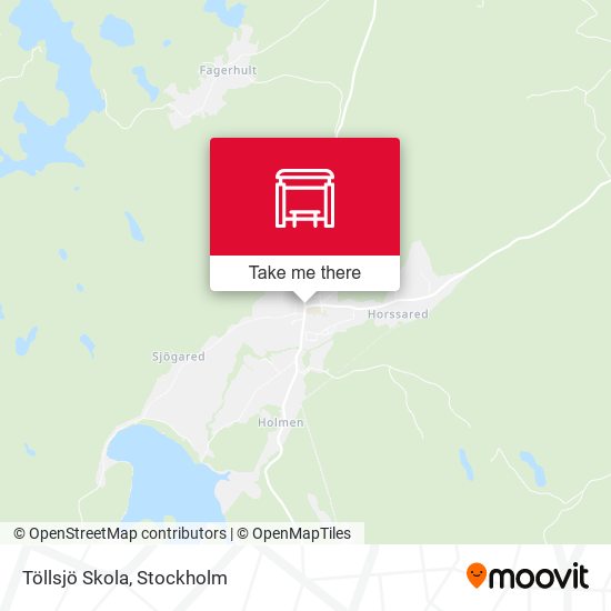 Töllsjö Skola map