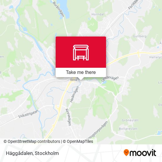 Häggådalen map