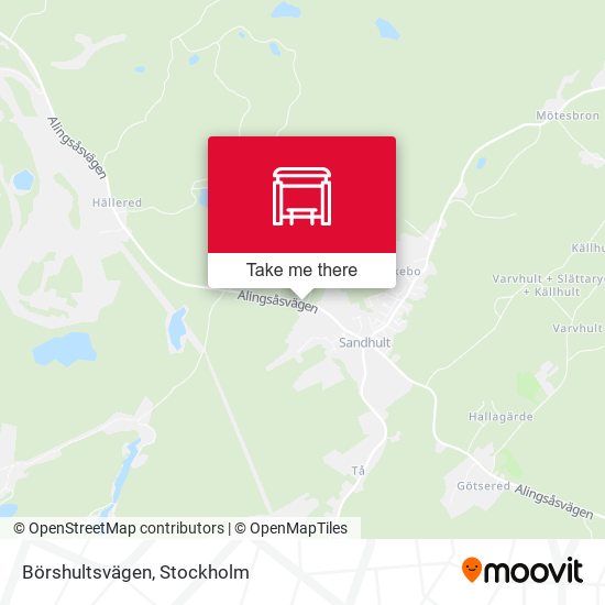 Börshultsvägen map